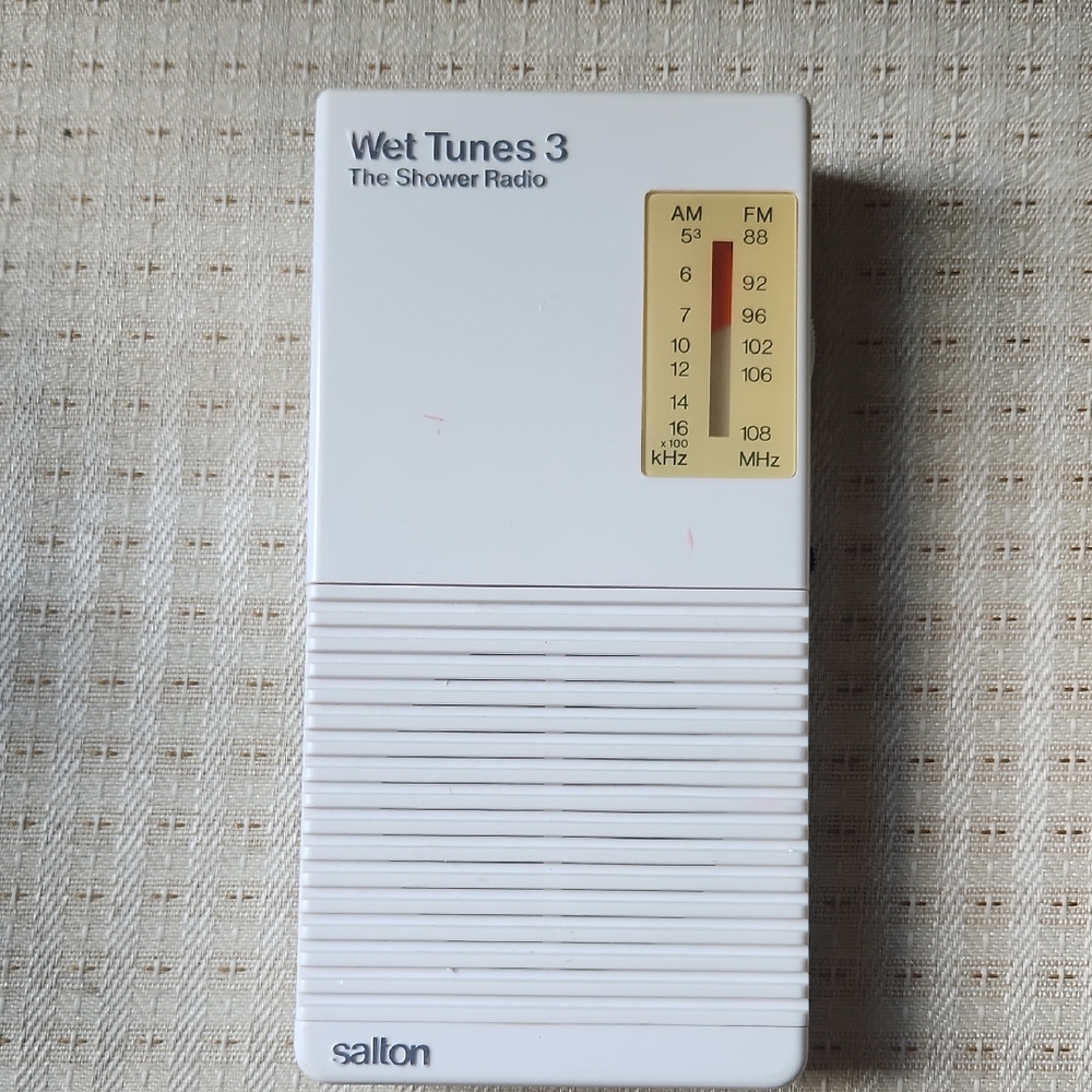 Vintage Wet Tunes 3 The Shower Radio 1985 It Works!